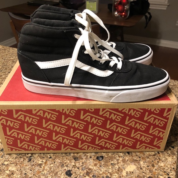 Vans Shoes - Women’s Vans Ward Hi - black & white